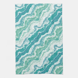 marmorerat havsskum: kökshandduk