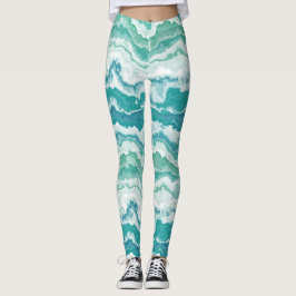 marmorerat havsskum: leggings