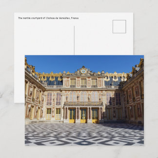 Marmorgården på Versailles slott, Frankrike Vykort