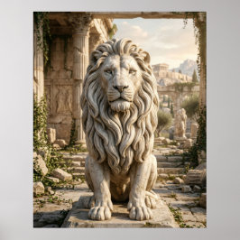 Marmorgemenskapens Lejon Tempelväktare Poster