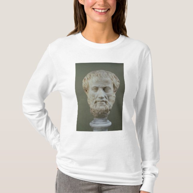 Marmorhuvud av Aristotle T-shirt (Framsida)