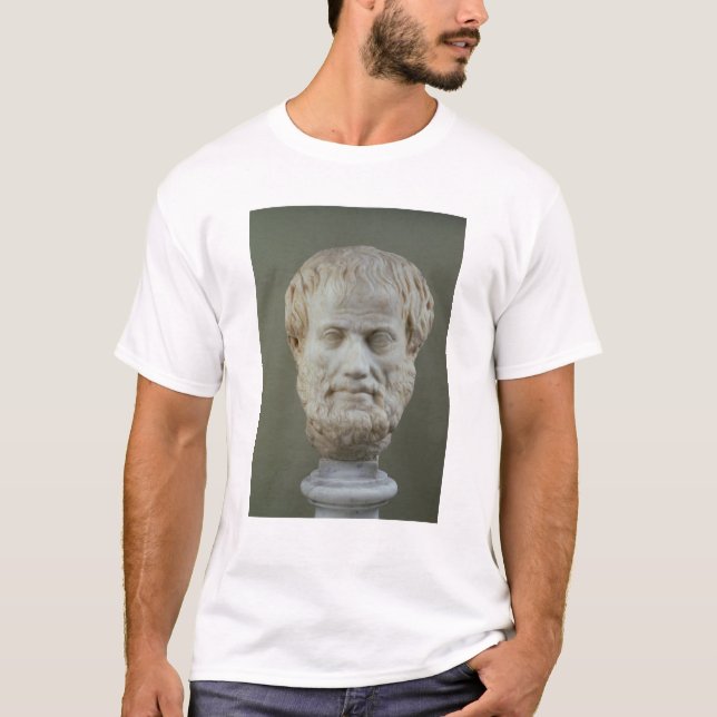 Marmorhuvud av Aristotle Tee Shirt (Framsida)