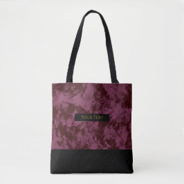 Marmoriserad Burgundy | Chic Holiday-handväsk Tygkasse