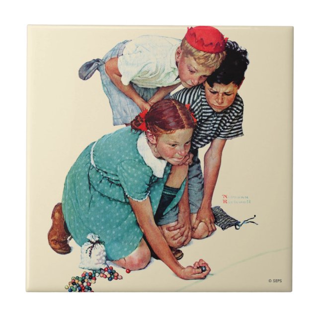 Marmormästare Kakelplatta (Framsidan)