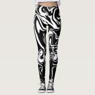 Marmormönster Leggings