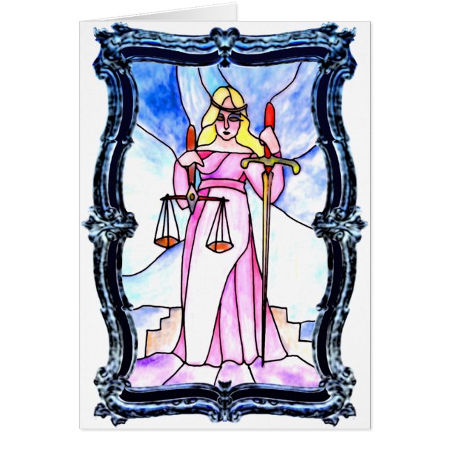 Marmorrättvisa Hälsningskort (Framsidan)