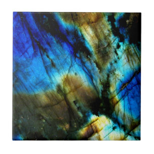 marmorsten tealturkos indigo blue agate kakelplatta