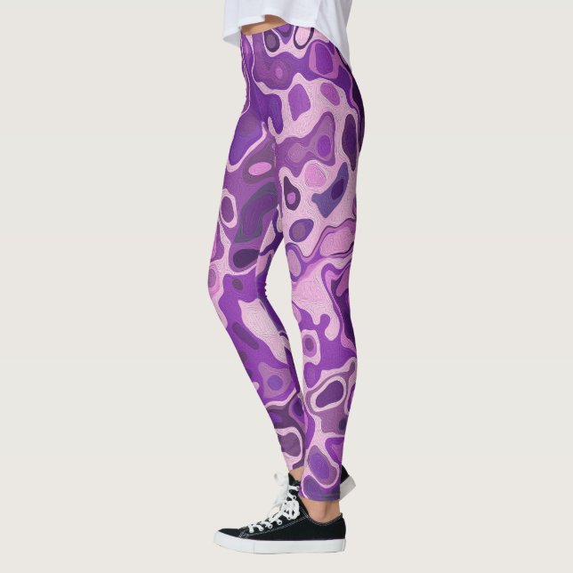 Marmorstil  leggings (Vänster)