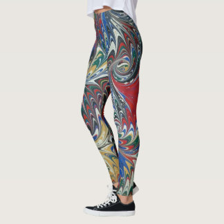 Marmorstrumpbyxor Leggings