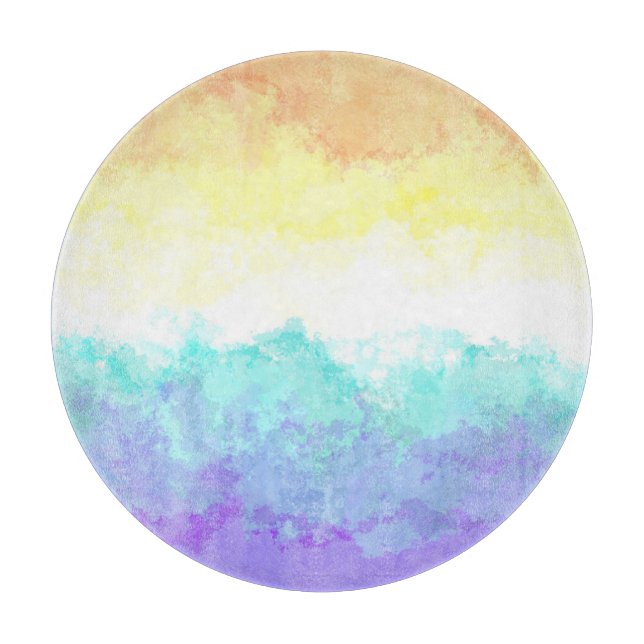 Marmorvirvlad Boho Abstrakt Genderfaun Pride Flagg (Framsidan)
