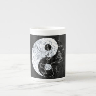 MarmorYin Yang symbol Benporslin Mugg