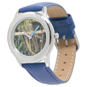 Marmoset Monkey On Alert, Kids Wristwatch Armbandsur