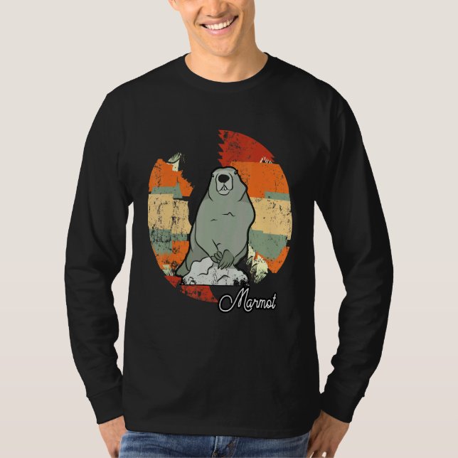Marmot Animal Sunset T Shirt (Framsida)
