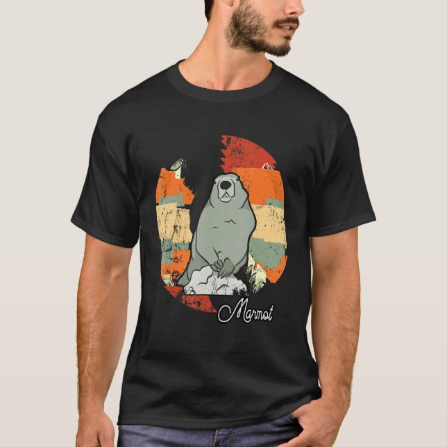 Marmot Animal Sunset T Shirt (Framsida)