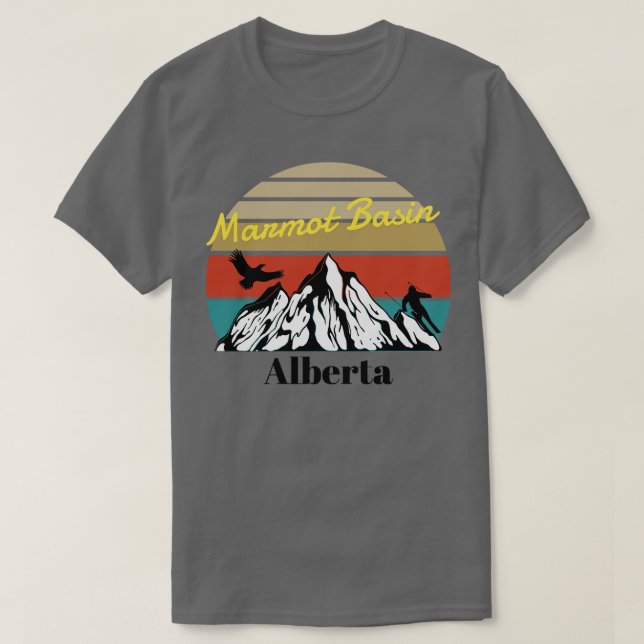Marmot Basin ski Alberta Kanada 1 T Shirt (Design framsida)