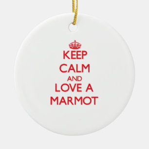Marmot Julgransprydnad Keramik