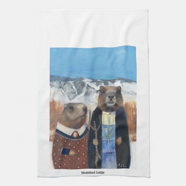 Marmot Köksduk (American Gothic) Kökshandduk (Vertikal)