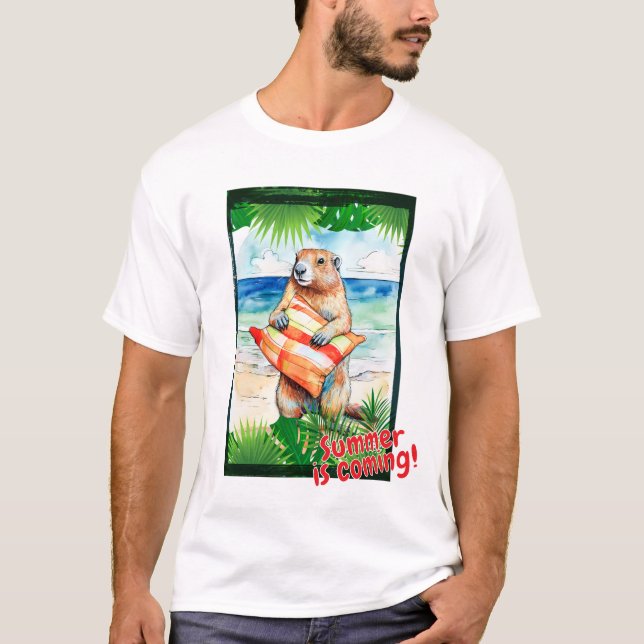 Marmot "Sommaren kommer!" T Shirt (Framsida)