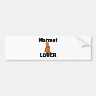 Marmotälskare Bildekal