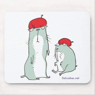 Marmots i hattar -- mousepad musmatta