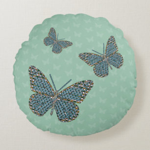 Maroccan Monarch Round Pillow Rund Kudde