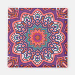 marockansk andalusisk mosaik magnet