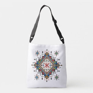 Marockansk Berber Crossbody-väska | Amazigh geomet Axelväska