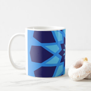 Marockansk blå Mönster Kaffemugg