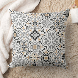 Marockansk bricka mönster dekorativ kudde