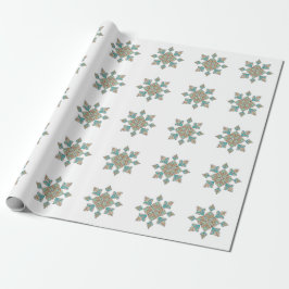 Marockansk broderingsstjärna presentpapper