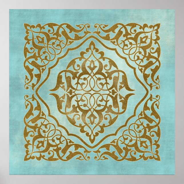 Marockansk design - Poster (Framsidan)