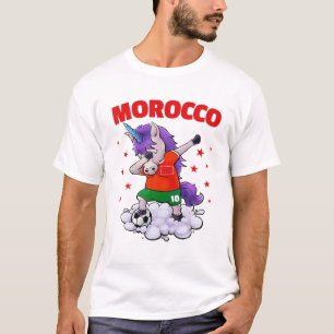 Marockansk fotbollsdocka för Unicorn Moroccan F T Shirt