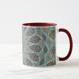 Marockansk gammal keramisk designringermugg mugg
