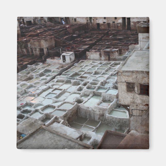 Marockansk gatufotografi magnet (Framsidan)