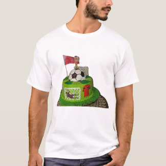 Marockansk kaka t-kort t shirt