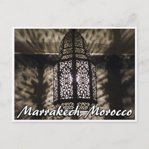 marockansk lampa vykort