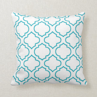 Marockansk Lattice Pillow - Turquise Kudde