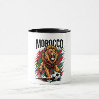 Marockansk Lejon Fotbollsfantast 2026 Mugg