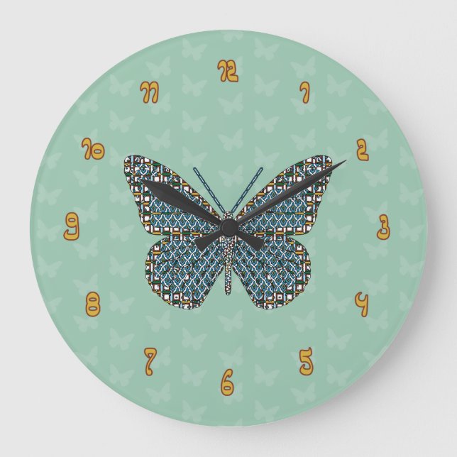 Marockansk monarch Clock Stor Klocka (Framsida)