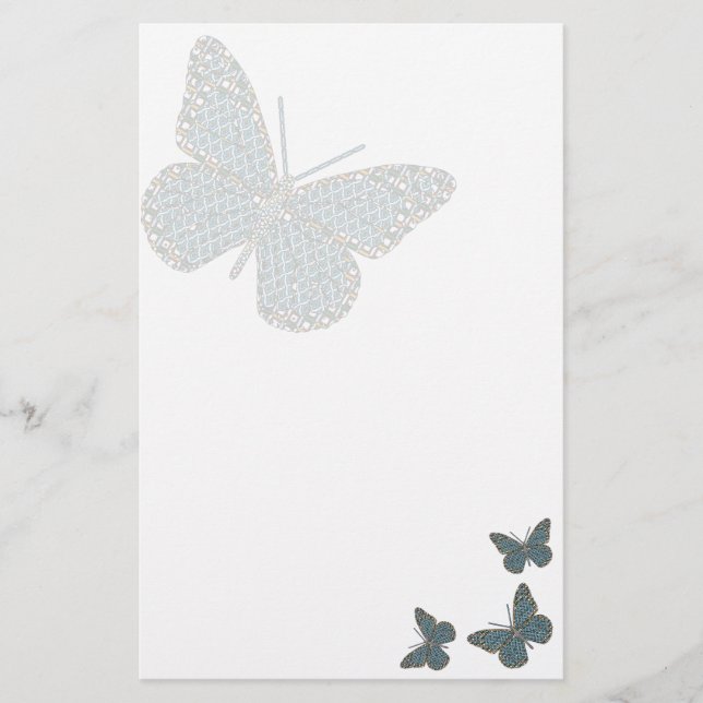 Marockansk monarch-station brevpapper (Framsida)