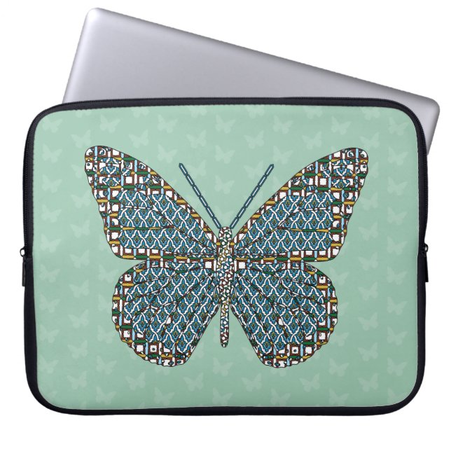 Marockansk monark laptopsleeve laptop fodral (Framsidan)