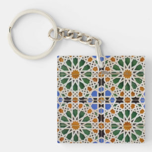 Marockansk Mosaic Keychain