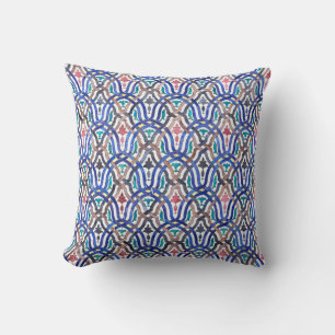Marockansk mosaik: färgstark traditionell design. kudde