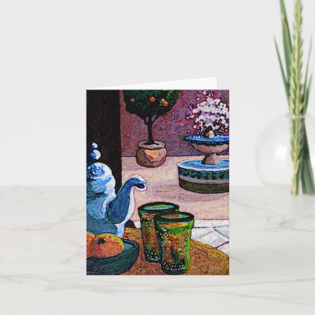 Marockansk partiinbjudan inbjudan (Framsida)