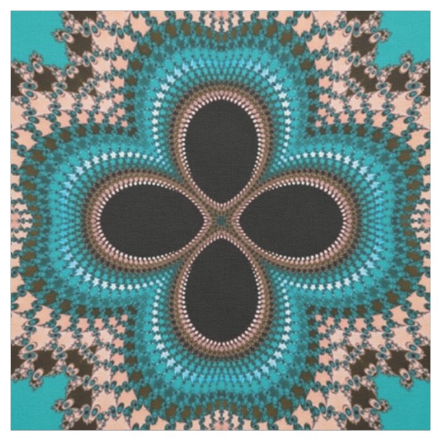 Marockansk stil-geometrisk utskriftsstruktur tyg (Provkarta)