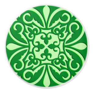 marockansk tegelsten - emerald grönt knopp