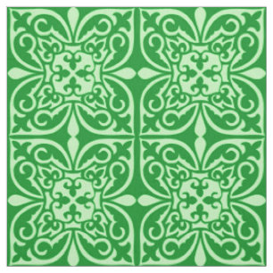 marockansk tegelsten - emerald grönt tyg