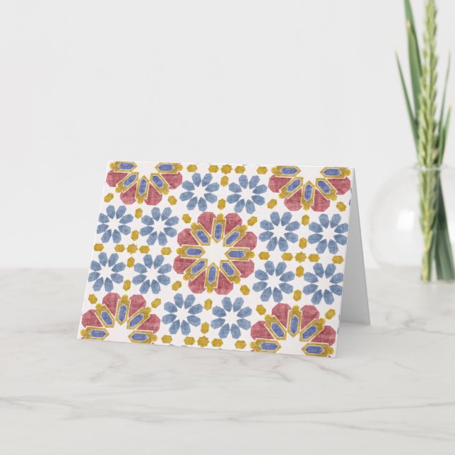 Marockansk Tile Kort (Framsida)