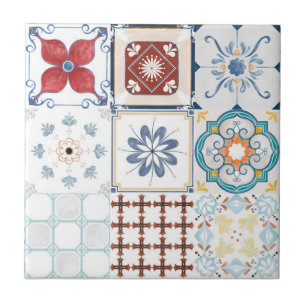 Marockansk Tile Mönster Kakelplatta