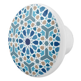 Marockansk Tile Mönster Knopp